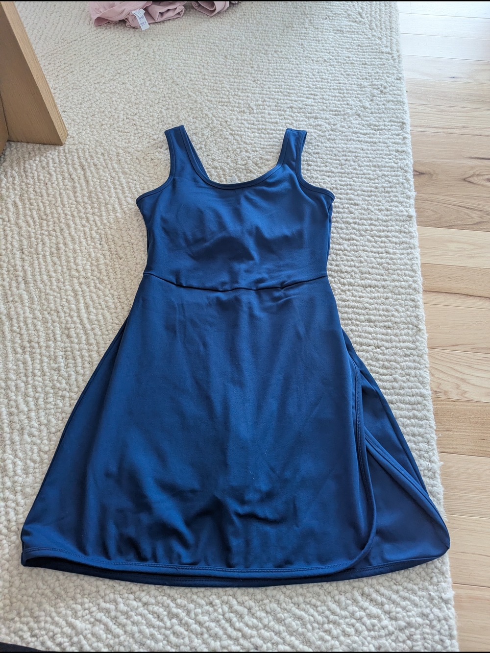 Balance Collection Navy Scoop-Neck Mini Dress